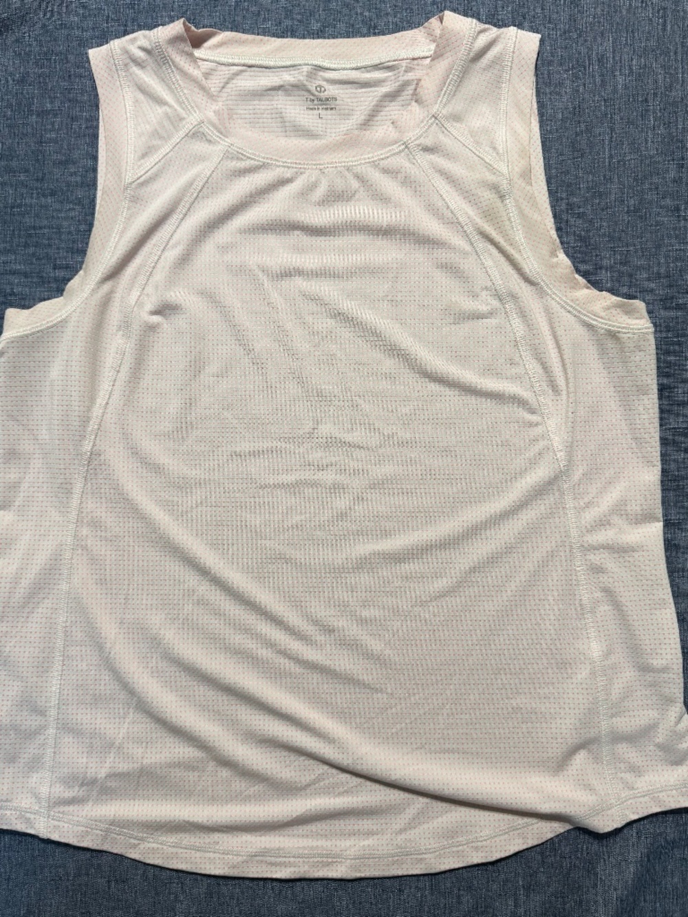 T for Talbots athletic tank size L